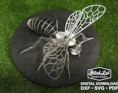 3D Honey Bee Puzzle Model CNC Cut Files (Digital Download)