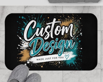 Tapete de Banho Personalizado | Tapete de Espuma Viscoelástica com Design Personalizado Splash