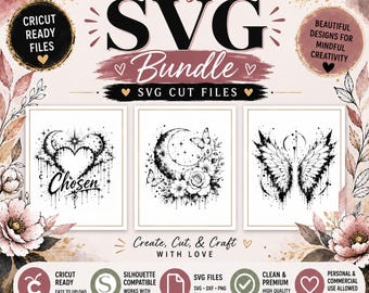 SVG Bundle: Inspirational SVG PNG | Color My Soul Design (Digital Download)