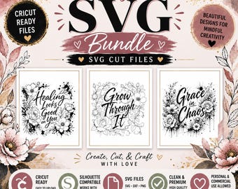 SVG Bundle: Inspirational SVG PNG | Color My Soul Design (Digital Download)