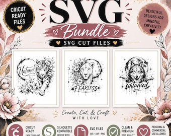 SVG Bundle: Inspirational SVG PNG | Color My Soul Design (Digital Download)