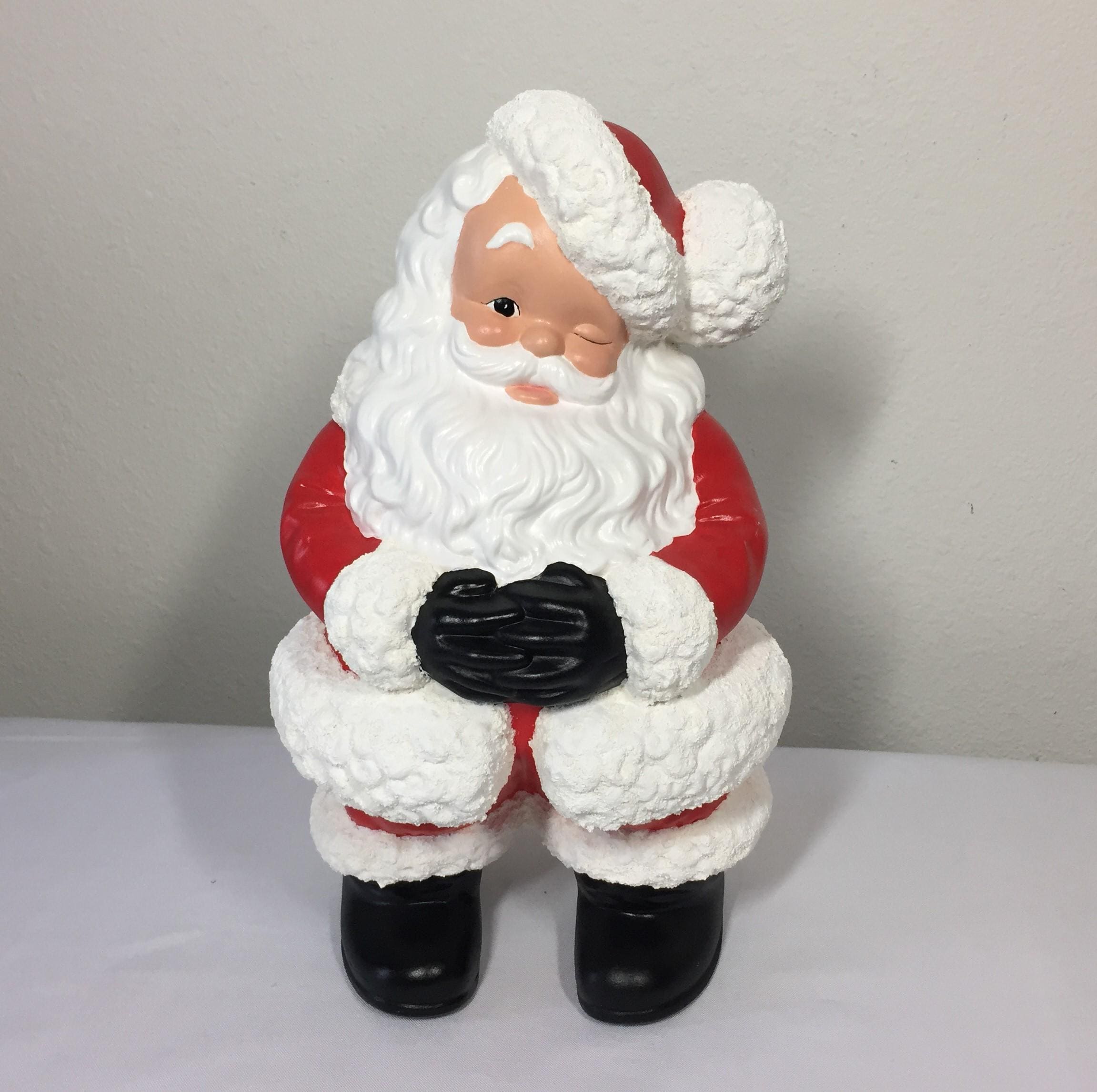 Ceramic Santa 1970s - Etsy