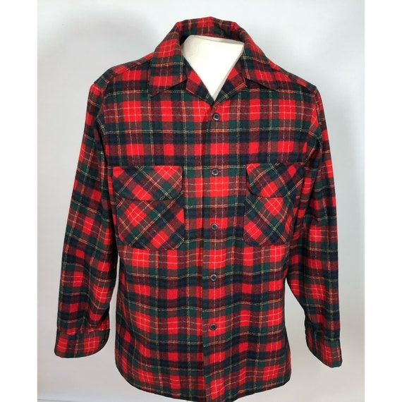Vintage Pendleton Wool Board Shirt Christie Tartan