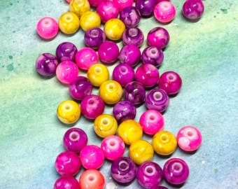 Small Round Glass Beads