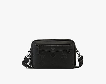 MCM Authentic Diamond Camera Bag made, Minimalist Travel Bag