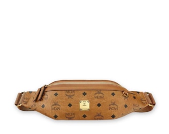 MCM authentische Fürsten Gürteltasche, Leder Crossbody Fanny Pack