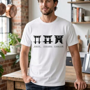 San Mai Atelier on-model — Torii Trio white tee