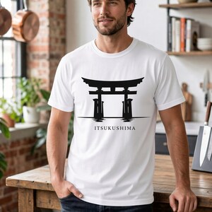 San Mai Atelier on-model — Itsukushima white tee
