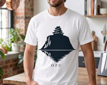 Ozu Castle T-Shirt | Japanese Castle Line Art | San Mai Atelier