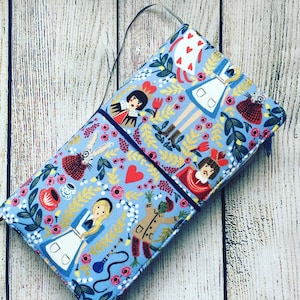 TN Wallet Insert|Fabric Regular Midori fauxdori travelers notebook made to order