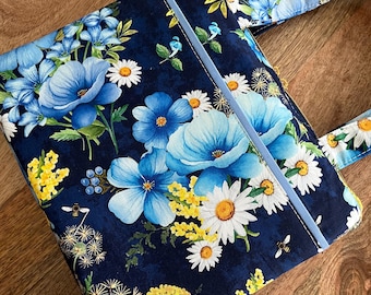 Bible Cover w Zipper and Spine Handle MaDe to OrDer