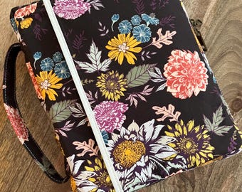 Bible Cover w Zipper and Spine Handle MaDe to OrDer