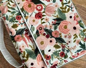 Bible Cover w Zipper and Spine Handle MaDe to OrDer