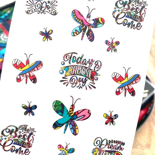 Paisley park planner stickers
