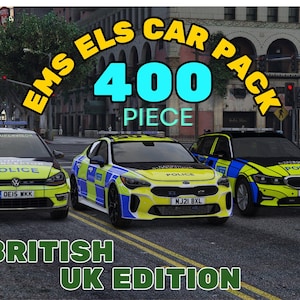 Paquete de coches de policía FiveM: 400 vehículos ELS de los Países Bajos (mods de arrastrar y soltar)