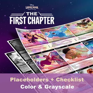 Lorcana Printable Checklist - Etsy