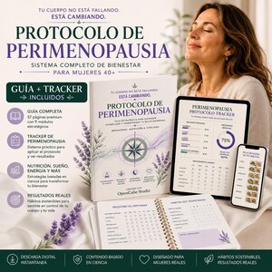 Protokół okołomenopauzalny + Tracker | Guía Hormonal dla Mujeres 40+ | PDF Cyfrowy
