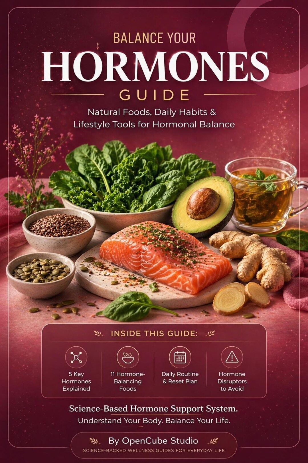 Hormone Balance Guide + Bonus Recipe Book | Women’s Wellness PDF ...