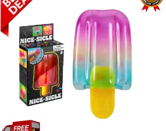 Nice Sicle Squishy Popsicle Toy – Soft Ice Cream Stress Relief Fidget for Kids & Adults
