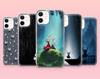 Hollow Knight Phone Case Gaming Cover for iPhone 17e, 17Pro, 16e, 16, 15, 14, 13, 12, Samsung S26, A56, S25, S24, A16, Pixel 10, 10Pro, 9