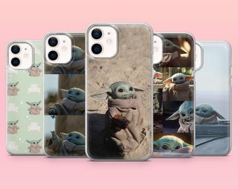 Star wars Grogu Phone Case Baby yoda Cover for iPhone 17e, 17Pro, 16e, 16, 15, 14, 13, 12, Samsung S26, A56, S25, S24, A16, Pixel 10, 10Pro
