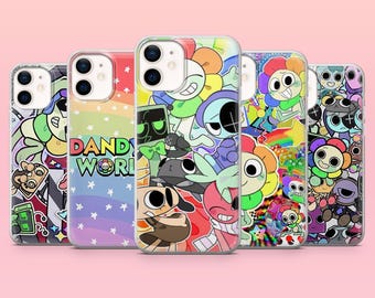 Cute Roblox Phone Case Dandy World Cover for iPhone 17e, 17Pro, 16e, 16, 15, 14, 13, 12, Samsung S26, A56, S25, S24, A16, Pixel 10, 10Pro, 9