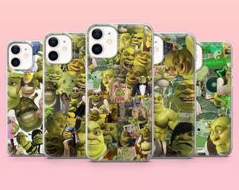 Shrek Phone Case Funny Ugly Cover for iPhone 17e, 17Pro, 16e, 16, 15, 14, 13, 12, Samsung S26, A56, S25, S24, A16, Pixel 10, 10Pro, 9