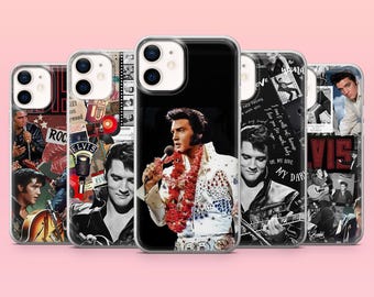 Elvis Presley Phone Case Music Legend Cover for iPhone 17e, 17Pro, 16e, 16, 15, 14, 13, 12, Samsung S26, A56, S25, S24, A16, Pixel 10, 10Pro