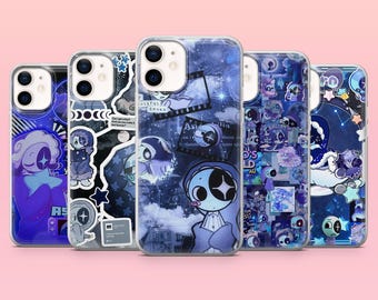 Blue Astro Phone Case Dandy's World Cover for iPhone 17e, 17Pro, 16e, 16, 15, 14, 13, 12, Samsung S26, A56, S25, S24, A16, Pixel 10, 10Pro