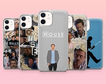 Dr House Phone Case House MD Cover for iPhone 17e, 17Pro, 16e, 16, 15, 14, 13, 12, Samsung S26, A56, S25, S24, A16, Pixel 10, 10Pro, 9