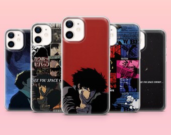 Cowboy Bepop Phone Case Cool Anime Cover for iPhone 17e, 17Pro, 16e, 16, 15, 14, 13, 12, Samsung S26, A56, S25, S24, A16, Pixel 10, 10Pro, 9