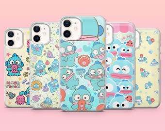 Hangyodon Phone Case Kawaii Anime Cover for iPhone 17e, 17Pro, 16e, 16, 15, 14, 13, 12, Samsung S26, A56, S25, S24, A16, Pixel 10, 10Pro, 9