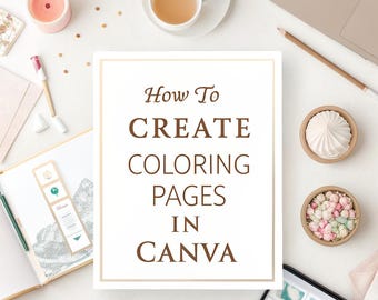 How to Create Coloring Pages in Canva – Beginner Guide