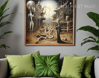 Dark Surreal Art Print • Mystical Gothic Wall Art (Digital Download)