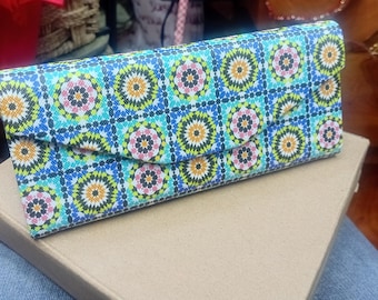 Marokkanisches, handgefertigtes Brillenetui aus Leder – Handgefertigte Brillentasche – Geschenkidee für Frauen.