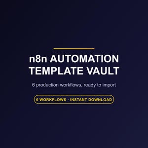 n8n Automation Template Bundle - 6 arbetsflöden: Telegram Poster, YouTube Uploader, Email Drip, Content Calendar, Cross-Poster + AI Skill