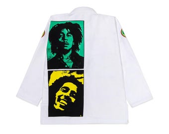 Shoyoroll Bob Marley x Shoyoroll White V2 BJJ Gi Kimono with Bags