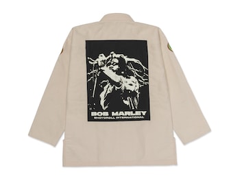 Kimono de BJJ Shoyoroll Bob Marley x Shoyoroll V1 sin blanquear con bolsas