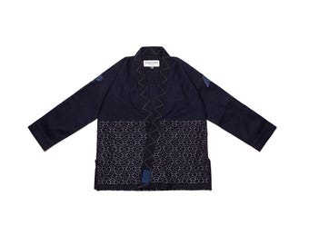 Albino & Preto Batch #72 Satori BJJ Gi Kimono | Navy Blue Gi with Carry Bag