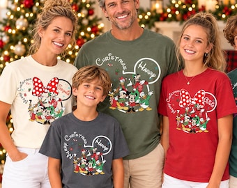 Custom Mickey's Very Merry Christmas Party 2026 Shirt, Comfort Colors, Christmas Disney Trip Family Matching Shirts, Kids Christmas Shirt