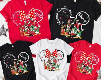 Custom Mickey's Very Merry Christmas Party 2026 Shirt, Christmas Disney Trip Family Matching Shirts, Kids Christmas Shirt