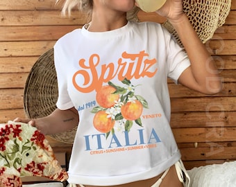 Chemise vintage Spritz Italia Comfort Colors®, chemise Spritz, chemise cocktail, t-shirt Feelin Spritzy, t-shirt Spritz Club