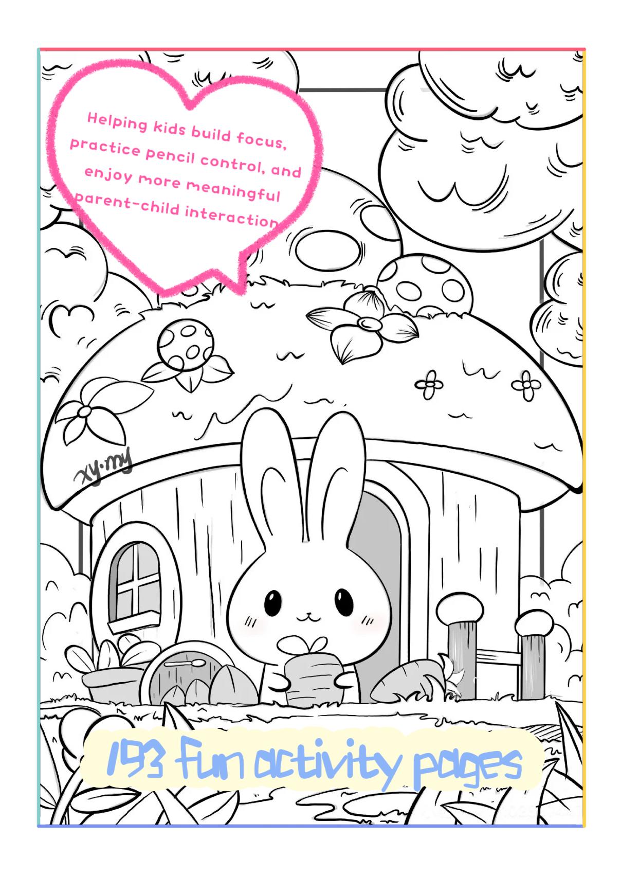 Coloring & Activity Pages for Kids, Preschool to Elementary, Focus ...