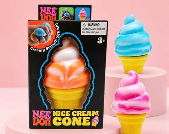NeeDoh Squishy - Eiscreme-Zappelspielzeug, zum Stressabbau, zum Stressabbau