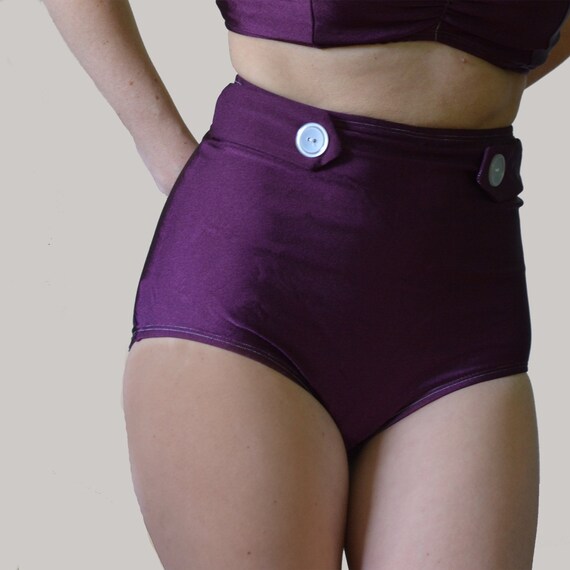 high waisted bathing suit bottoms