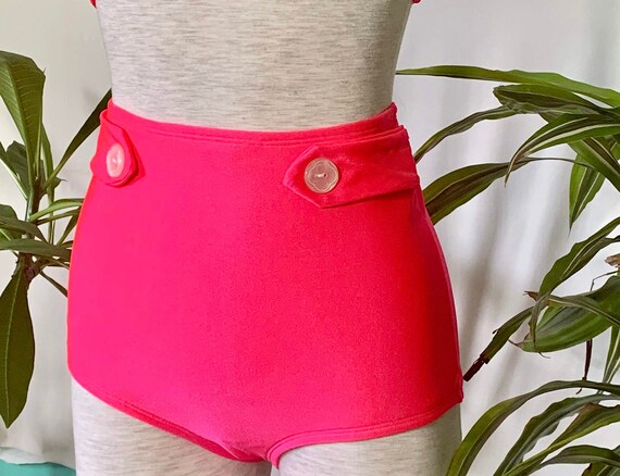 coral bathing suit bottoms