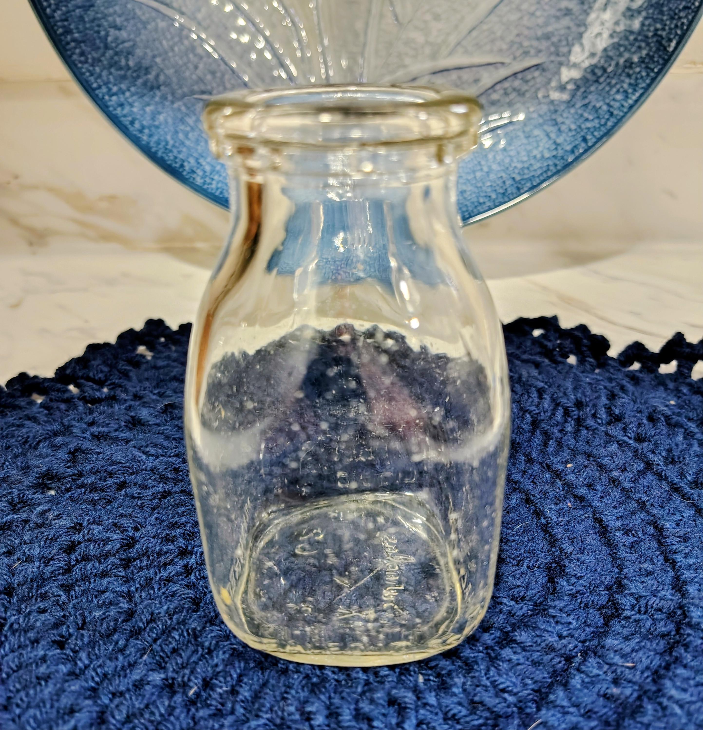 Vintage Milk Jug Glass - Etsy