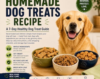 Cibo per cani / Le migliori ricette di biscotti fatti in casa per cani con ingredienti naturali / Guida di 7 giorni