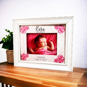 Baptism Personalized Name Picture Frame