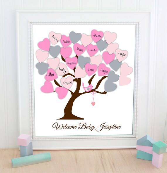 Baby Shower Guest Book Alternative Cloud Frame Kate Aspen